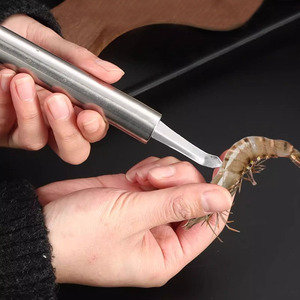 Stainless Steel Shrimp Deveiner Tool For Peeling Shells And Removing Veins Dishwasher Safe Seafood Kitchen Tool - Product Image 3