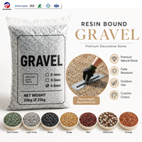 Gravier lavé et séché au four 1-3mm 3-5mm sans poussière pour revêtement de sol décoratif en résine