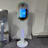 Photomaton à écran tactile capacitif de 15,6 pouces avec impression instantanée pour smartphones et appareils photo reflex, idéal pour les mariages et les fêtes, livraison rapide