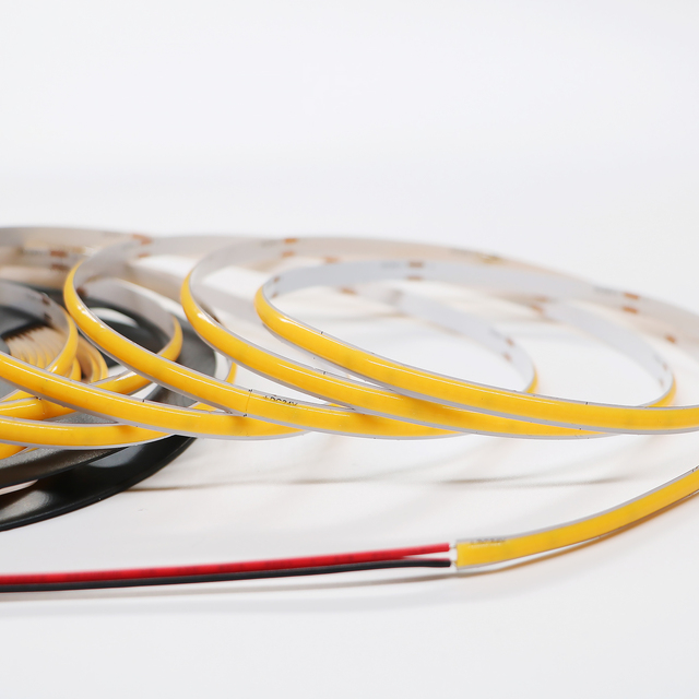 3mm 4mm 5mm Pcb Cob Led Strip Ultra Thin 12V 24V Fob Tape Light Dc12V 24V Linear Lighting High Density Les Light Strips