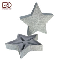 Boîte cadeau scintillante en forme d'étoile ROGOOD Premium pour parfum, coffret de parfum de luxe, emballage élégant pour échantillons cosmétiques, boîte P2320