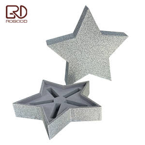 Boîte cadeau scintillante en forme d'étoile ROGOOD Premium pour parfum, coffret de parfum de luxe, emballage élégant pour échantillons cosmétiques, boîte P2320 - Product Image 5