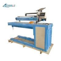 Machine de soudage TIG à soudure longitudinale pour réservoirs de stockage de liquides de 1000 mm avec support en cuivre et pédale oscillante