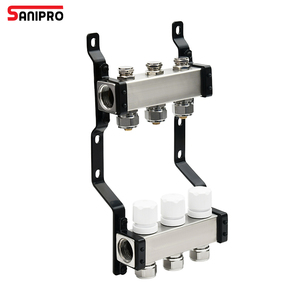 SANIPRO sistema di isolamento acqua calda parti in acciaio inox collettore radiante, collettore distributore per pavimenti di <span class=keywords><strong>riscaldamento</strong></span> - Product Image 1