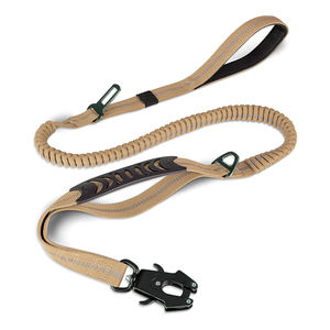All'ingrosso tattico guinzaglio per cani resistente ammortizzante <span class=keywords><strong>Bungee</strong></span> piombo resistente in Nylon intrecciato forte senza guinzaglio con Clip a rana - Product Image 1