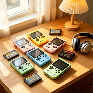 Consola de Videojuegos Retro Mini Clásica 400 en 1 con Pantalla a Color de 8 Bits, Modelo 2026, Compatible con SY-520 - Product Image 1