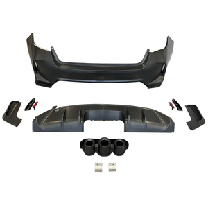 ชุดแต่งสไตล์ <span class=keywords><strong>Type</strong></span> <span class=keywords><strong>R</strong></span> คุณภาพสูง สเกิร์ตกันชนหลัง สำหรับ Honda <span class=keywords><strong>Civic</strong></span> รุ่นที่ 11 ปี 2022 ซีดาน แฮทช์แบค รุ่น Fe Fl - Product Image 2