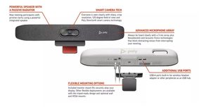 Poly R30 UHD 4K USB ออลอินวัน วิดีโอบาร์ รุ่นใหม่ล่าสุด พร้อมฟังก์ชั่นโหวตสำหรับการประชุมทางไกล Poly R30 Poly R30 - Product Image 3