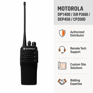 Radio <span class=keywords><strong>Motorola</strong></span> Walkie Talkie DMR numérique professionnelle, radio bidirectionnelle longue portée, talkie-walkie VHF <span class=keywords><strong>DP1400</strong></span> Xir P3688 DEP450 CP200D - Product Image 1