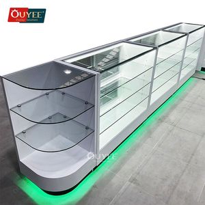Tùy Chỉnh Khói Cửa Hàng <span class=keywords><strong>Showcase</strong></span> Cửa Hàng Bán Lẻ Hiển Thị Kính Hiển Thị Tủ Thuốc Lá Thiết Kế Cửa Hàng Thuốc Lá Hiển Thị Tủ Với Đèn - Product Image 4