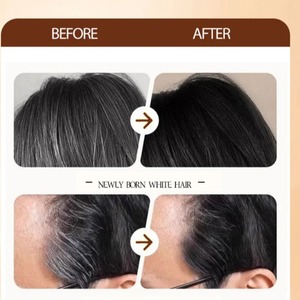 Barra de Tinte para Cabello de Aspecto Natural para Cubrir las Canas, Barra de Tinte para Raíces del Cabello Portátil y Desechable, Coloración Suave y Rápida, Sin Decoloración - Product Image 2