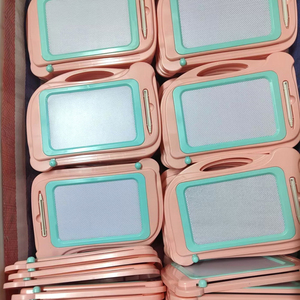 All'ingrosso giocattolo per l'apprendimento educativo per bambini in plastica colorata per scrivere fai da te pittura scarabocchio cancellabile piccolo tavolo da disegno magnetico - Product Image 2