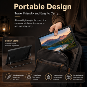 15.4 Inch GTV Google <strong>TV</strong> <strong>Portable</strong> Digital Smart Wifi <strong>TV</strong> with FM Radio DVB-T2/ ATSC/ ISDB - Product Image 3