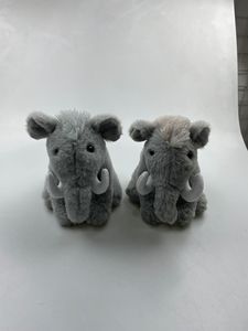 Jouets en peluche de haute qualité, bon marché, en gros, personnalisés, gris, en coton PP super doux, remplis, anti-stress, lavés, animaux en peluche - Product Image 6