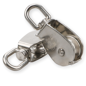 Chất lượng cao thép không gỉ bánh xe duy nhất ròng rọc xoay mắt dây dây ròng rọc - Product Image 6