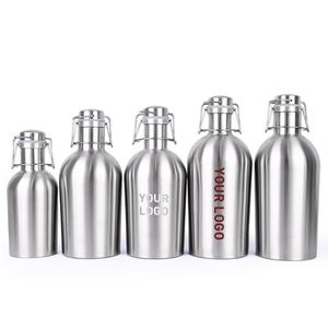Bouteille Isotherme Personnalisée en Acier Inoxydable Écologique Multi-capacités (1L, 1,5L, 2L) pour Bière – Isolation Thermique 6-12 Heures - Product Image 1