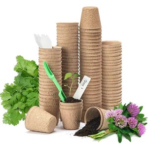 Pot <span class=keywords><strong>de</strong></span> semis en pulpe personnalisé coupe <span class=keywords><strong>de</strong></span> semis pot <span class=keywords><strong>de</strong></span> reproduction en papier biodégradable pot serre coupe <span class=keywords><strong>de</strong></span> culture <span class=keywords><strong>de</strong></span> fleurs et <span class=keywords><strong>de</strong></span> légumes - Product Image 1