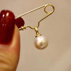 Pendentif en argent S925, perle ronde de 8 à 11 mm, accessoires de bricolage, broche vide, style collier, pendentif, fabrication de bijoux, trouvailles - 30452 - Product Image 2