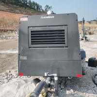 Partenaire officiel d'Air Man Japan/Compresseur d'air à vis pour appareils de forage | Haut débit et économie d'énergie | Exploitation minière/Construction de tunnels