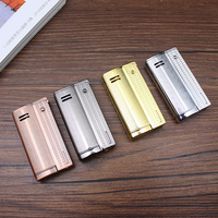 Briquet à pétrole rétro classique en alliage de zinc, allume-cigare à huile, conception sécurisée pour le camping en extérieur