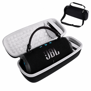 Estuche de transporte inalámbrico <span class=keywords><strong>Amanda</strong></span>, a prueba de polvo, personalizado, impermeable, grande, negro, Xtreme <span class=keywords><strong>3</strong></span>, de EVA con cremallera para cubierta de altavoz - Product Image 1