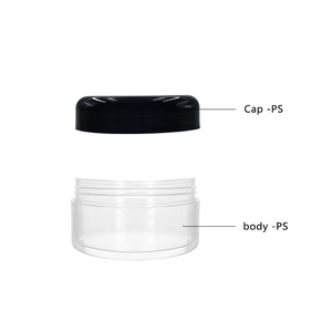 Pot <span class=keywords><strong>en</strong></span> plastique transparent avec couvercle, paillettes, vente <span class=keywords><strong>en</strong></span> <span class=keywords><strong>gros</strong></span>, <span class=keywords><strong>pas</strong></span> <span class=keywords><strong>cher</strong></span>, 3g, 5g, 10g, pot rond <span class=keywords><strong>en</strong></span> plastique transparent - Product Image 3