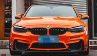 Lèvre de pare-chocs avant en fibre de carbone sèche pour BMW F80 F82 F83 M3 M4 2014-2020 MP Style Diffuseur avant