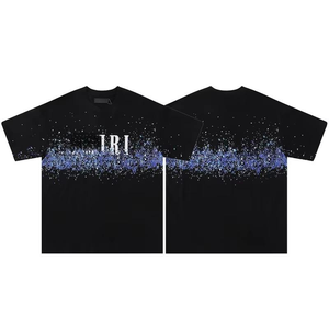 T-shirt di Design di Lusso con Stampa Lettering, <span class=keywords><strong>Abbigliamento</strong></span> <span class=keywords><strong>Hip</strong></span> <span class=keywords><strong>Hop</strong></span> Streetwear per Uomo e Donna - Product Image 1