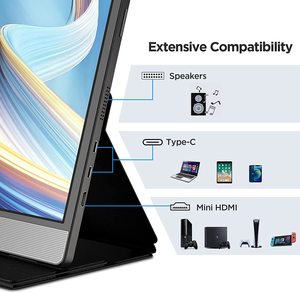 Korui-חדש 15.6 אינץ 'משחק מסך מגע 1080p 2k 4k 144hz השפתיים מחשב נייד lcd דק במיוחד צגים - Product Image 6