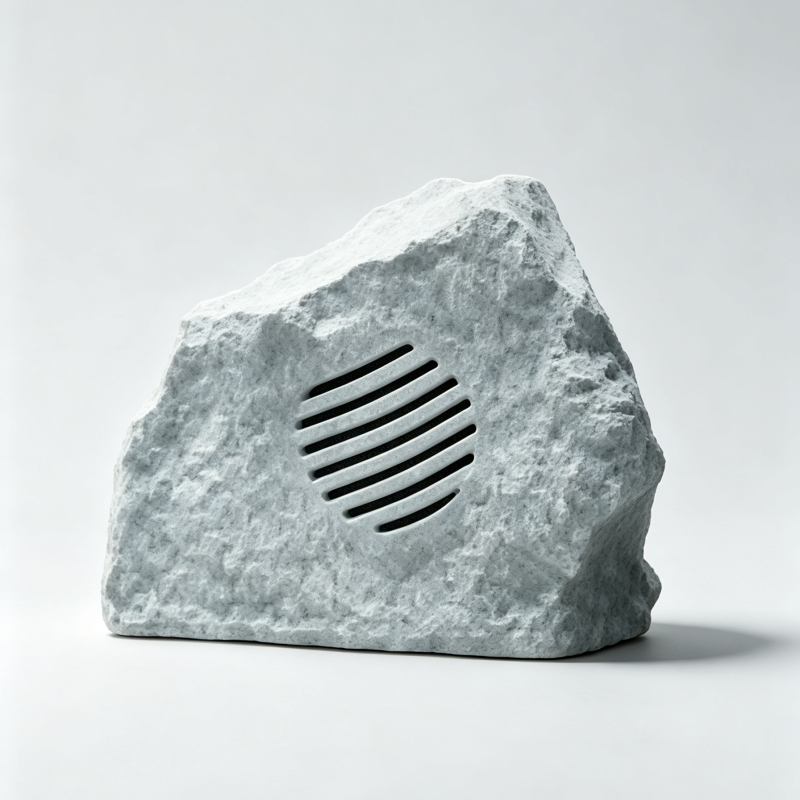 Landscape Fiberglass Rock Speaker 89dB High Sensitivity Outdoor Waterproof Stone Speaker Park Hotel B2B Bulk Supply · image 3