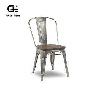 <span class=keywords><strong>BROOKLYN</strong></span> Massello di Rovere Massello di Rovere Naturale e Metallo e Metallo Sedia Da Pranzo - Product Image 3