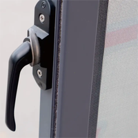 RG90.7 Puerta y ventana Pantalla deslizante Ventana Aislamiento térmico personalizado Aleación de aluminio Ventana corredera con mosquitera