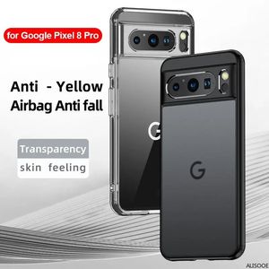 Funda de teléfono a prueba de golpes con armadura esmerilada translúcida antiarañazos para Google <span class=keywords><strong>Pixel</strong></span> 8 <span class=keywords><strong>7</strong></span> Pro 7A TPU parachoques cubierta trasera de plástico duro - Product Image 2