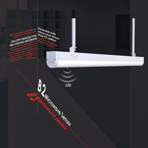 140 Lumen <span class=keywords><strong>LED</strong></span> capteur lumière 20W température <span class=keywords><strong>de</strong></span> couleur réglable 0.6m capteur <span class=keywords><strong>de</strong></span> mouvement pour Garage Parking 2ft/4ft/8ft lumière activée par le mouvement B2 - Product Image 1