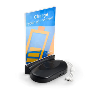 Placa de exhibición de publicidad de hotel, estación de carga de teléfono móvil, Banco de energía de escritorio de 20000MAH <span class=keywords><strong>para</strong></span> teléfono inteligente - Product Image 1