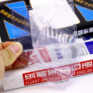 पारदर्शी व्यापार कार्ड आवर्धन ग्लास पोर्टेबल सुविधाजनक 3x pvc बुकमार्क चुंबक - Product Image 6