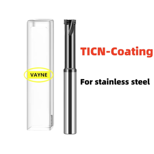Fraise à fileter VAYNE en carbure monobloc métrique à queue longue 100L 3 dents M1-M14 revêtue pour aluminium/acier/acier inoxydable CNC OEM/ODM - Product Image 4