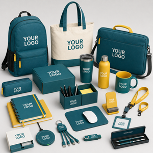 Coffret cadeau d'entreprise personnalisé, articles promotionnels, ensemble souvenir avec gobelets, sac fourre-tout, balles de golf et articles de luxe - Product Image 2