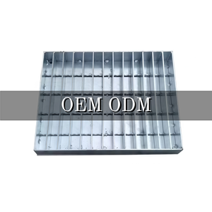 Rejilla de acero de fábrica de Foshan y cubierta de drenaje de suelo-Rejilla de canal de drenaje antiobstrucción para apartamento/edificio comercial - Product Image 1