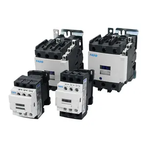 Asli AC Contactor Modular 3P kumparan tegangan 9A-95A 1NO + 1NC 690V 380V 220V 110V 36V 24V