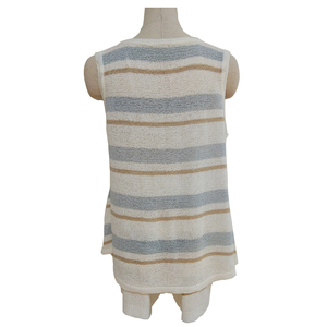 En gros de mode D'été femmes pyjama 2 pièces ensembles profond V cou gilet d'attache tricot femmes pantalons deux pièces costume - Product Image 2