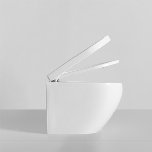 Cuvette de toilette flottante en céramique de haute qualité salle de bain hôtel économie d'eau européenne ronde sans monture toilette murale suspendue - Product Image 3