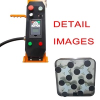 VANSE VS-660 700 680mm 9KW 380V disque de meulage du béton polisseuse de sol meuleuse de sol en béton avec aspirateur à poussière