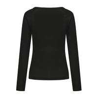 T-shirt à manches longues en laine mérinos pour femmes, col en V, de haute qualité, en gros, pour la course à pied estivale