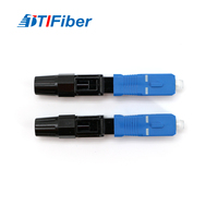 Conector Rápido de Fibra Óptica SC APC UPC de Alta Precisión y Tiempo de Entrega Rápido, Longitud 55mm 60mm para Uso en FTTH y Cable de Bajada