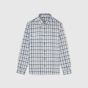 Chemise en flanelle à carreaux décontractée pour homme, sur mesure, en gros, 100% coton - Product Image 4