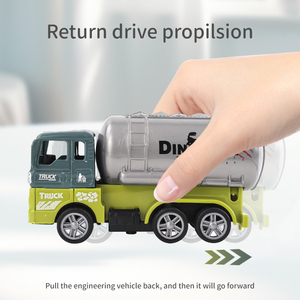 Mini <span class=keywords><strong>camion</strong></span> <span class=keywords><strong>jouet</strong></span> pour tout-petits, <span class=keywords><strong>grue</strong></span> à <span class=keywords><strong>benne</strong></span> basculante, bétonnière, excavatrice, voiture à tirer en arrière, <span class=keywords><strong>jouet</strong></span> en alliage moulé sous pression, <span class=keywords><strong>camion</strong></span> de chantier pour enfants - Product Image 3