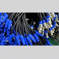 Câble d'alimentation professionnel Powercon pour éclairage de scène DJ, connecteur mâle-femelle bleu-blanc, pour projecteurs mobiles, projecteurs PAR, halogènes, DMX, éclairage RGB