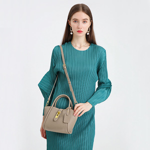 <span class=keywords><strong>Marca</strong></span> de diseñador 2025, bolso de mano de gran capacidad para mujer, cuero genuino de alta calidad, estilo Vintage para mujer para el verano - Product Image 4