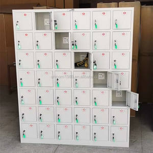 Gabinete de carga de acero moderno de 42 puertas, casillero de almacenamiento seguro para teléfono móvil para almohadilla de ordenador portátil, llave usada de carga/cerradura de combinación - Product Image 1